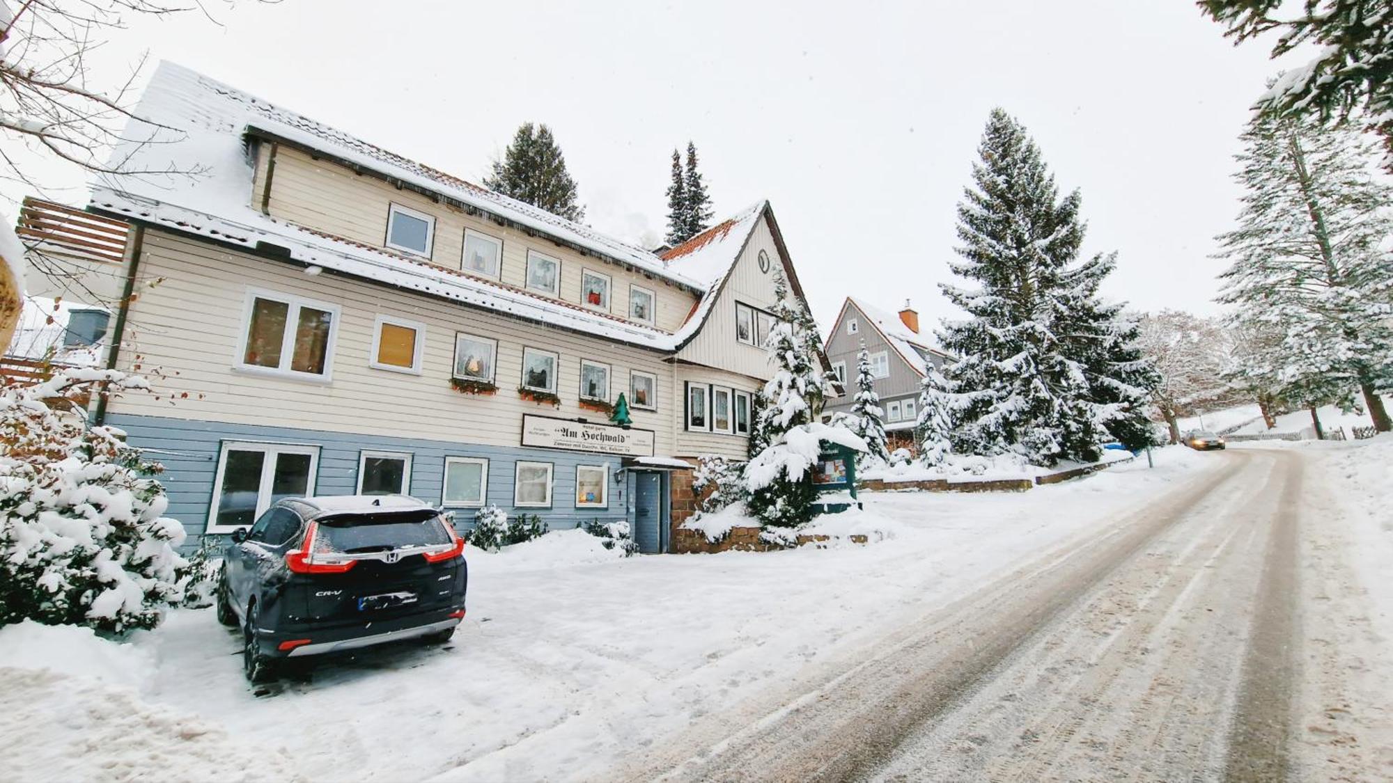 Hotel Garni Am Hochwald ブラウンラーゲ エクステリア 写真